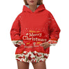 Christmas Digital Printed Hooded Sweatshirt