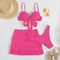 Solid Color Three-piece High wrapping Bikini