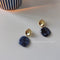 Haze Blue Geometric Fashion Earring