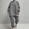 Oversized Sweatshirt&Casual Trousers 2Pcs