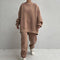 Oversized Sweatshirt&Casual Trousers 2Pcs