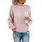 Thick Thread Solid Color Sweater