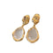 Ancient Style Water Drop Irregular Earrings