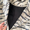 Zebra Printed Sequined Suit Coat