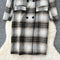 British Style Plaid Thermal Trench Coat