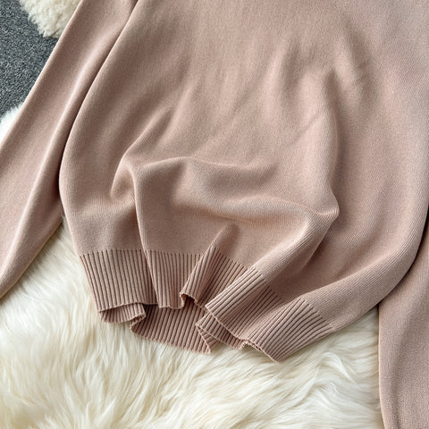 Shawl&Sweater&Trousers Casual 3Pcs
