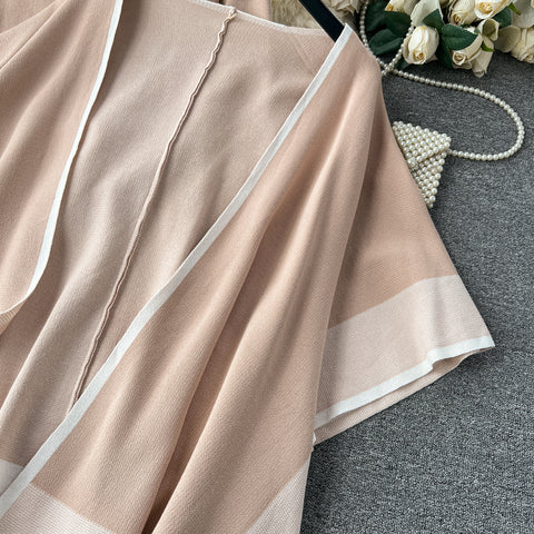 Shawl&Sweater&Trousers Casual 3Pcs