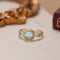 Retro Blue Stones Adjustable Rings