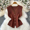 Lace Patchwork Waist-slimming Vest