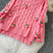 Cutie 3D Strawberry Twisted Sweater