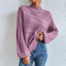 Slant Twisted Knitted Loose-fit Sweater