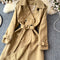 Korean Style V-neck Lapeled Coat