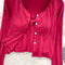 Cardigan&Knotted Camisole Knitted 2Pcs