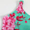 Pink Flower Romantic  French Retro Swimsuit