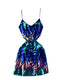 Party Backless Sequined Slip Dress