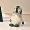 Green Faceless Christmas Doll Desktop Decoration