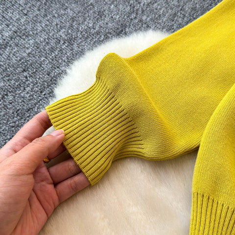 Cardigan&Sweater&Trousers Knitted 3Pcs