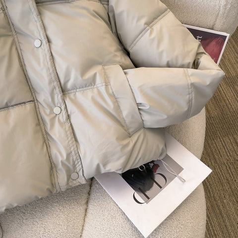 Furry Doll Collar Cotton Jacket