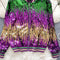 Chic Colorful Sequined Baseball Jacket