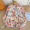 Colorful Flower Printed Loose Cardigan