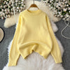 Oversized Pure Color Soft Sweater