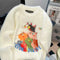 Japanese Style Cartoon Embroidered Sweater