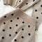 Polka Dot Cardigan&Skirt 2Pcs