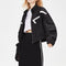 Color Blocking Elastic Pendulum Jacket