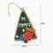 Wooden Christmas Tree Gift Bag Hanging