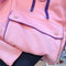 Niche Color-blocking Pink Sweatshirt