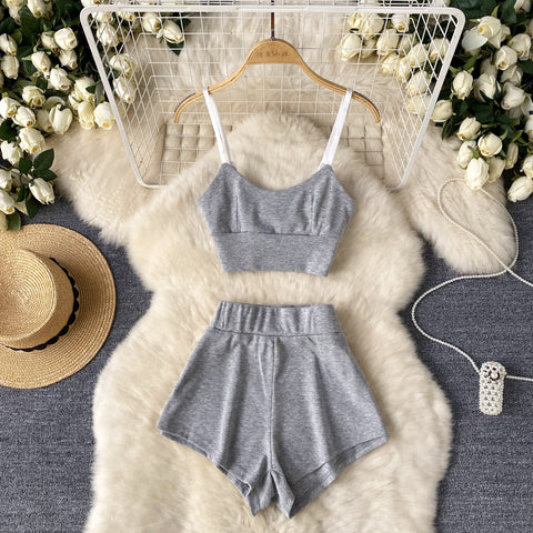 Camisole&Shorts Soft Sportswear 2Pcs