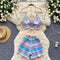 Halter Camisole&Shorts Knitted 2Pcs
