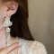 Flower Pearl Tassel Fashion Earrings