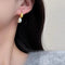 Two-color Water Drop Earrings