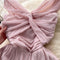 Fairy Knotted Mesh Chiffon Dress