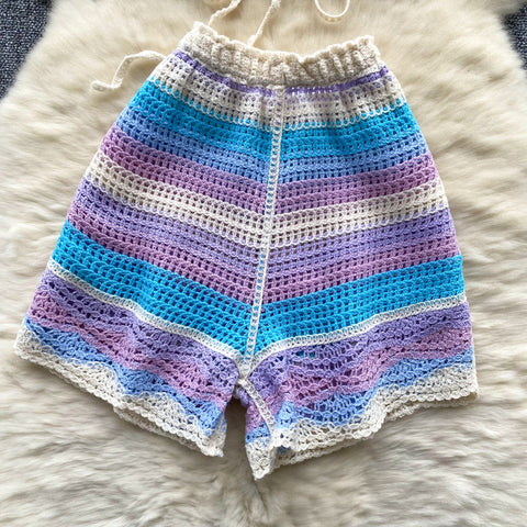 Halter Camisole&Shorts Knitted 2Pcs