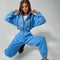 Color Blocking Hooded Jumpsuits