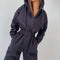 Color Blocking Hooded Jumpsuits