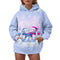 Christmas Digital Printed Hooded Sweatshirt