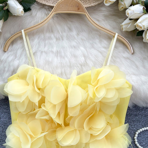 Fairy 3d Floral Camisole Top