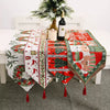 Santa Claus Fringed Knit Tablecloth