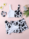 Summer Retro Polka Dot Spot Swimsuit