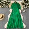 Mori Hollowed Embroidered Loose Dress