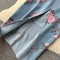 Camisole&Skirt Floral Denim 2Pcs