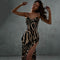 Modern Leopard Printed Slip Dress