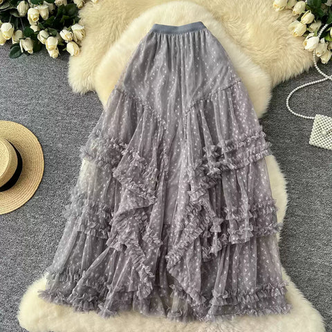 Fairy Layered Mesh Puffy Skirt
