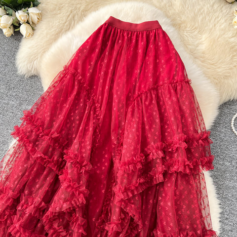 Fairy Layered Mesh Puffy Skirt