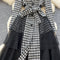 Houndstooth Mesh Patchwork Coat Dress