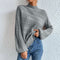 Slant Twisted Knitted Loose-fit Sweater