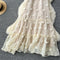 3d Floral Loose-fit Slip Dress